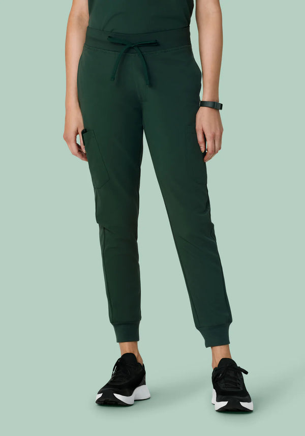 9 Pocket Joggers - Forest Green