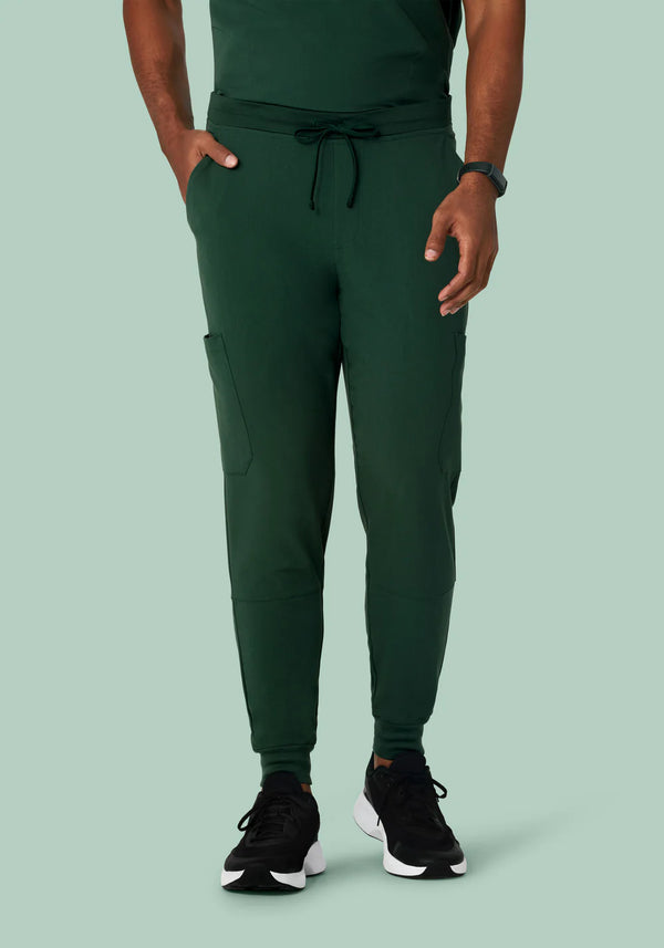 7 Pocket Joggers - Forest Green