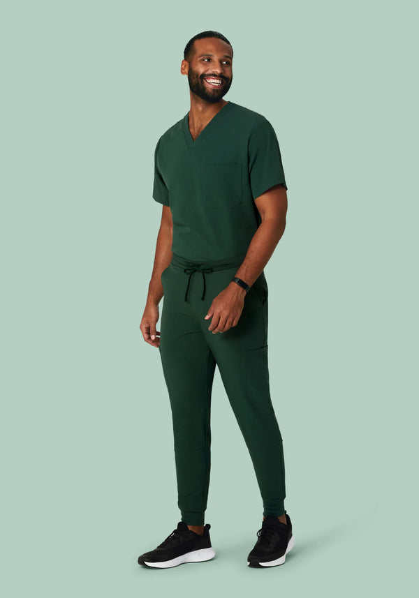 7 Pocket Joggers - Forest Green