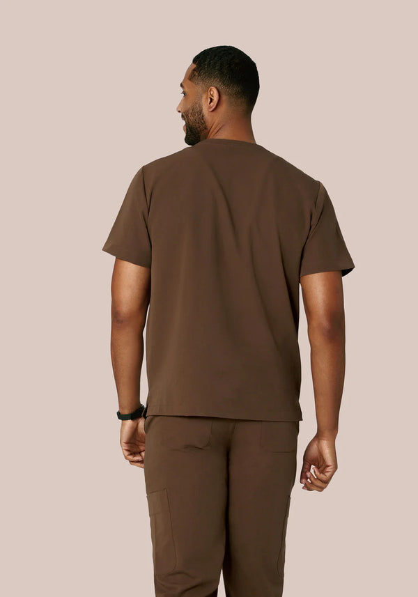 Two Pocket Top - Chocolate Brown